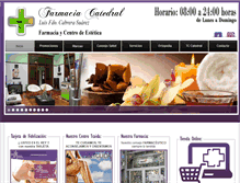 Tablet Screenshot of farmacatedral.com